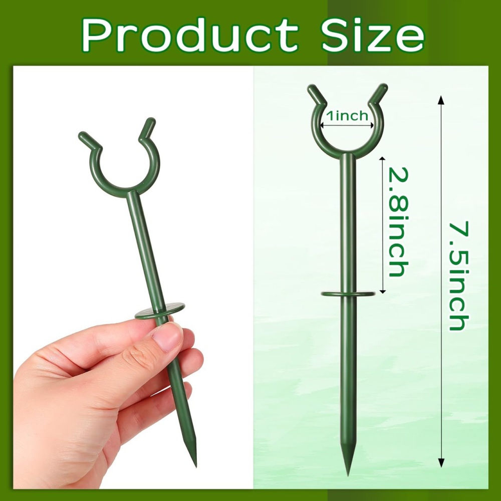 Gardening Tools Guide - Gartenschlauchhalterung mit Erdspieß für Bewässerungsrohre –