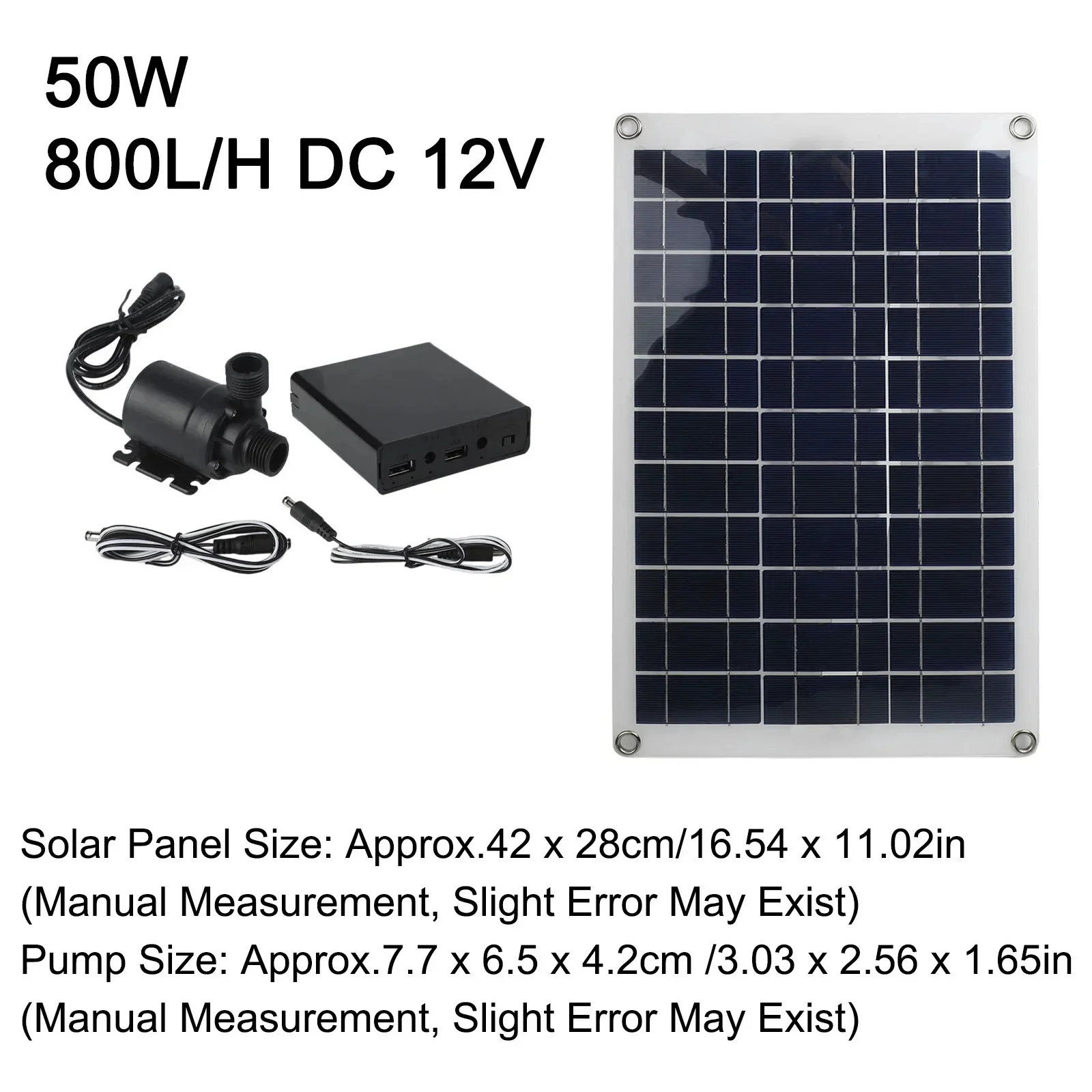 Gardening Tools Lowes - 50-W-Solarwasserpumpe für Gärten und Teiche, geräuscharmer