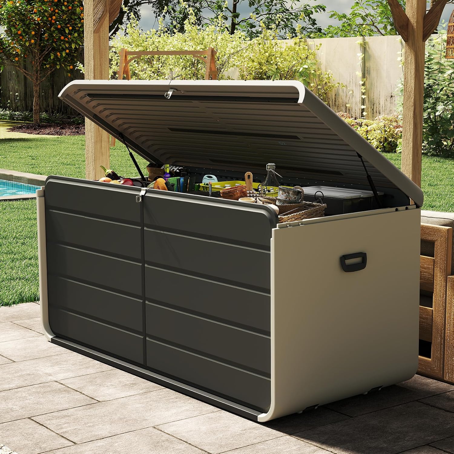 Gardening Tools Box - Innen- und Außen-Aufbewahrungsbox 200 Gallonen, Große