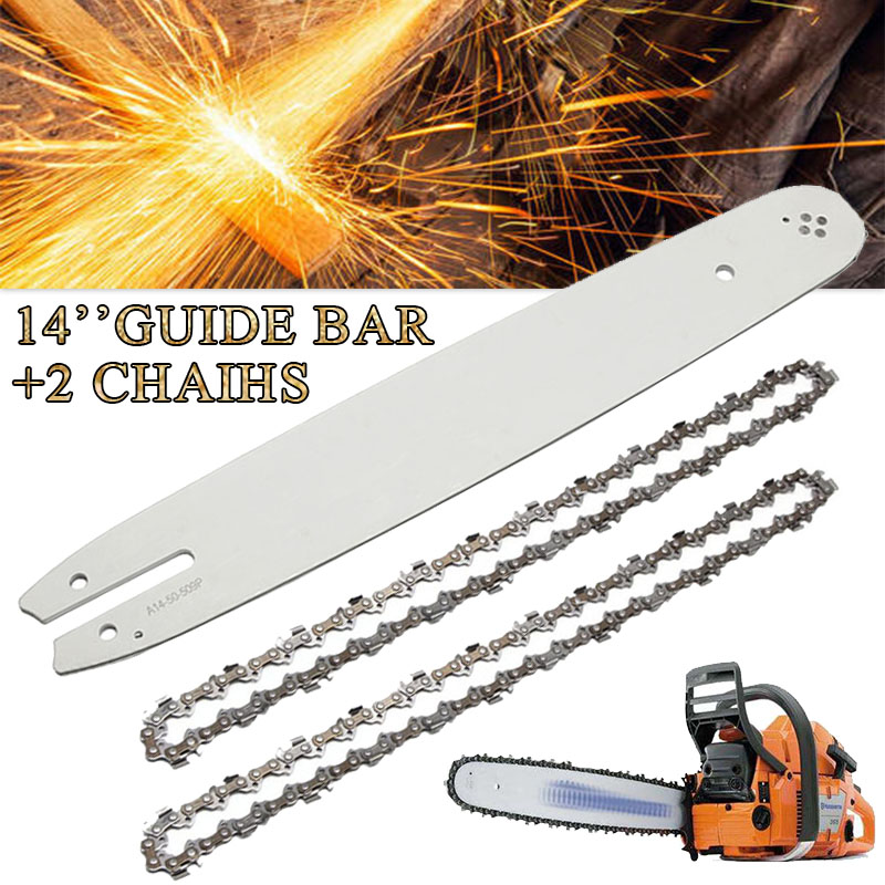 Gardening Tools Guide - 1 Set 14 Zoll Kettensäge Kettenführungsstange