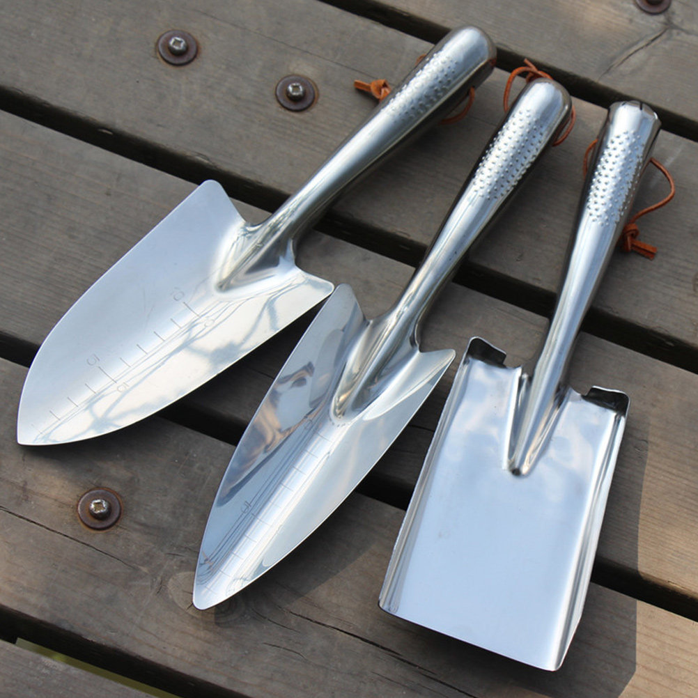 1 Set Edelstahl-Handschaufeln, – Gardening Tools For Seniors Bewertung und Preis