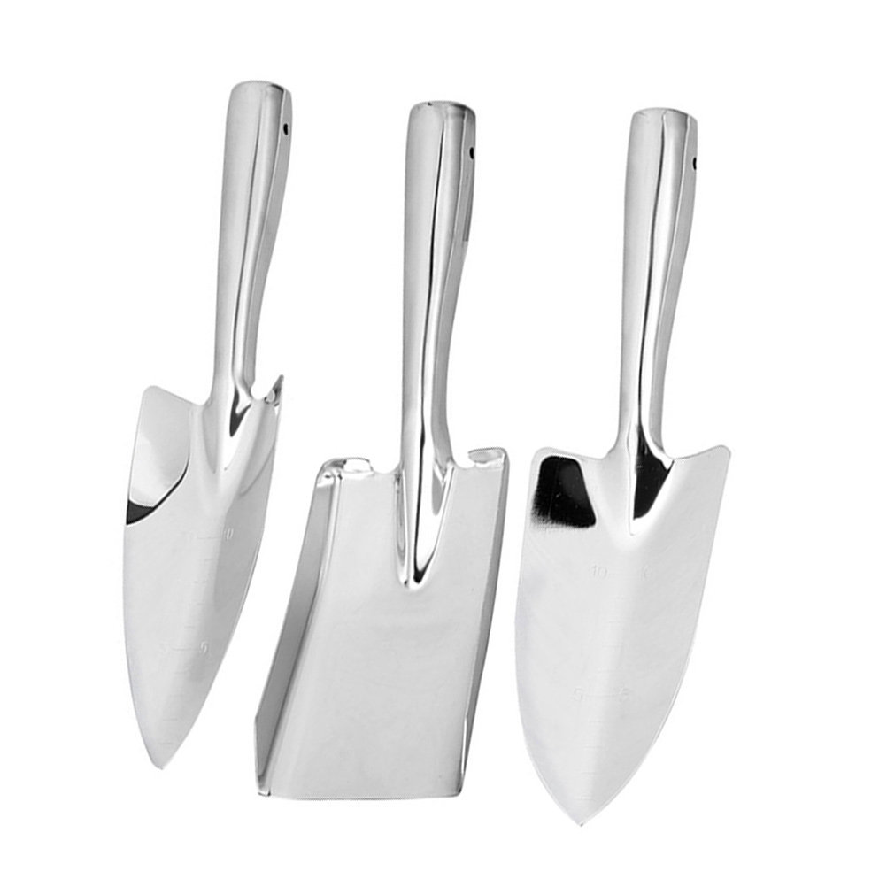 1 Set Edelstahl-Handschaufeln, – Gardening Tools For Seniors Bewertung und Preis
