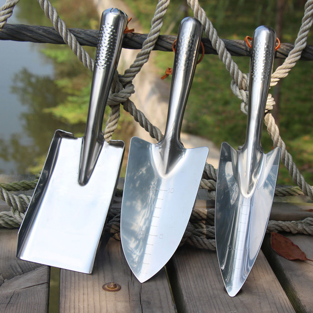 1 Set Edelstahl-Handschaufeln, – Gardening Tools For Seniors Bewertung und Preis