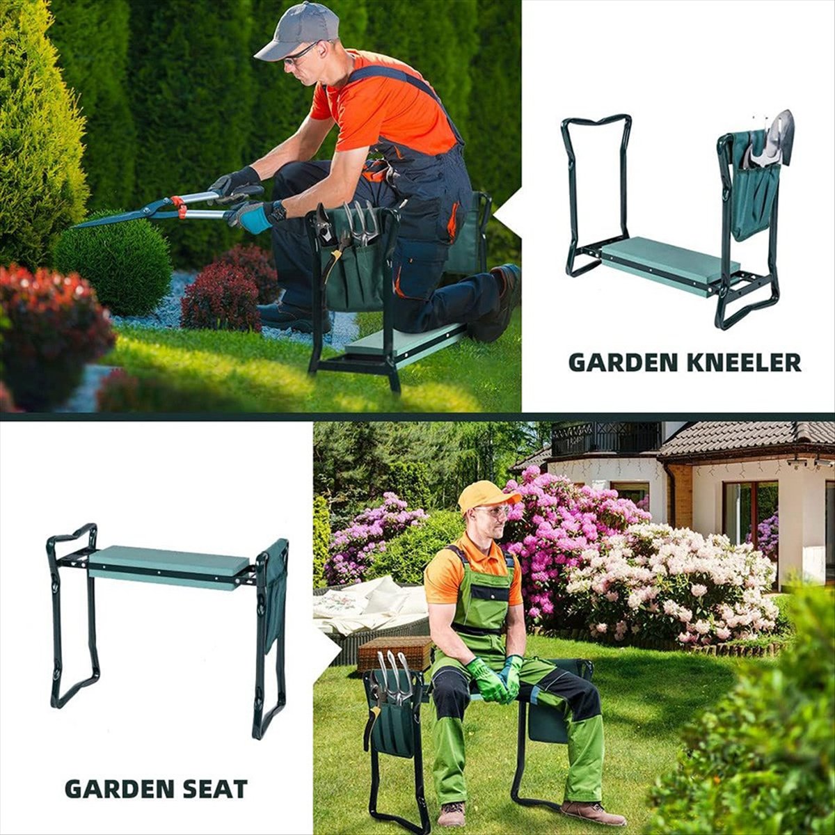 B23BBG 2-in-1 Garten-Kniesitz  – Gardening Tools For Seniors Bewertung und Preis