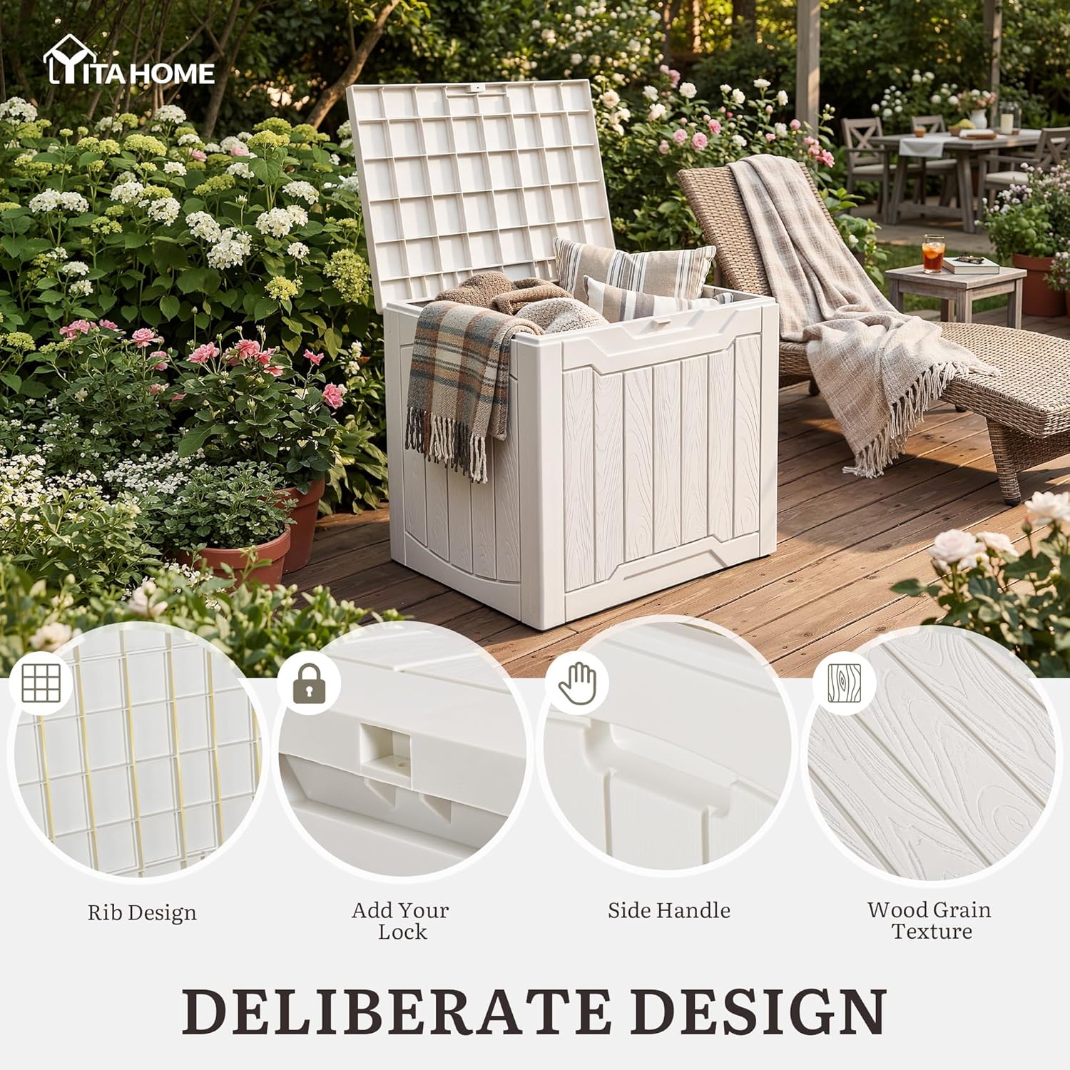 31-Gallonen-Deckbox-Set mit 2  – Gardening Tools Box Bewertung und Preis