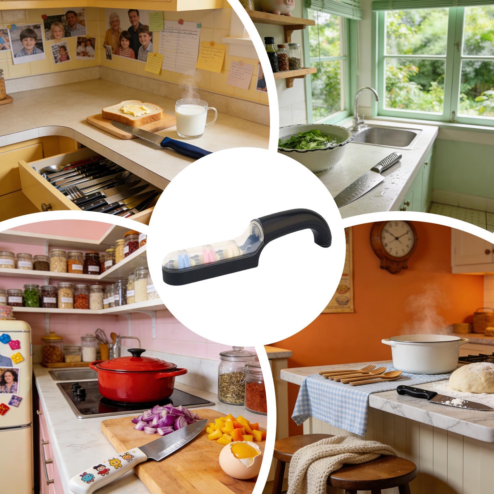 Messerschärfer mit 3 Stufen, R – Gardening Tools For Seniors Bewertung und Preis
