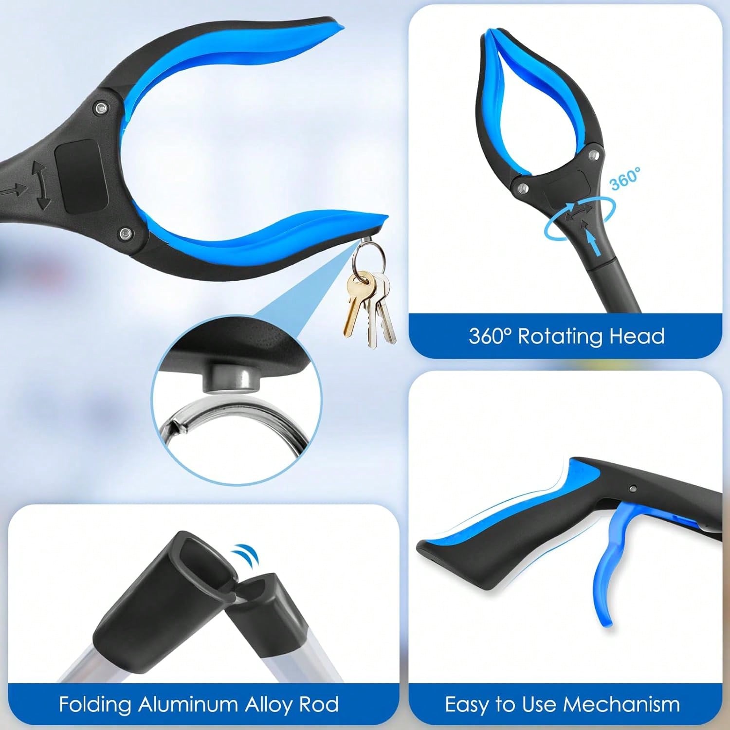 Faltbarer Greifarm 32 Zoll für – Gardening Tools For Seniors Bewertung und Preis